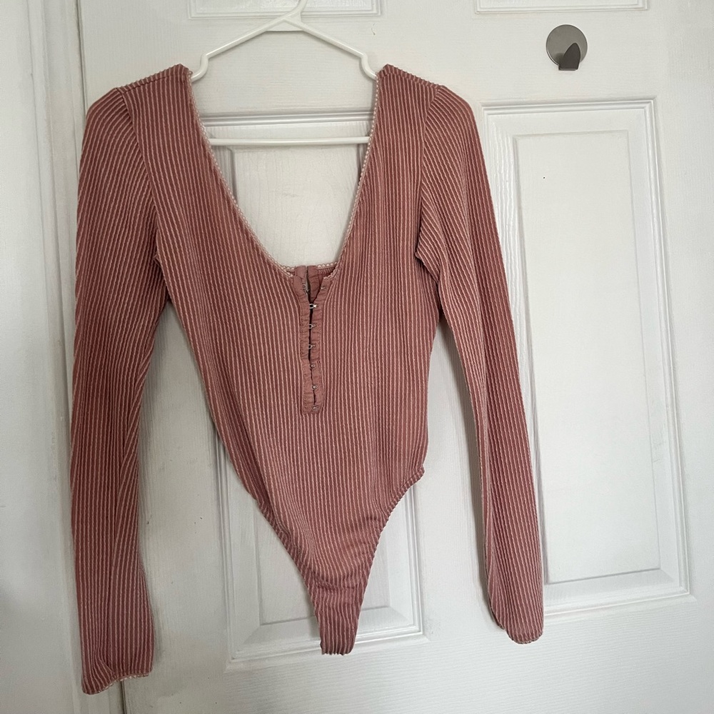 UO velvet body suit